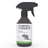 RepellShield® Pfefferminzöl Rattenabwehr & Mäuseabwehr Spray -250ml- Mäuse Abwehrmittel zum...