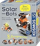 KOSMOS Solar Bots, Baue 8 Solar-Modelle, Bausatz für Roboter mit Solarenergie-Antrieb, Solarzelle...